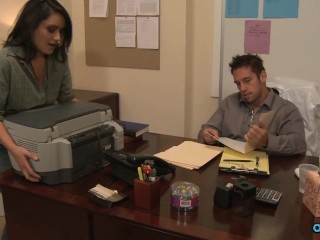 Naughty secretary surprises her boss with her sucking and fucking skills