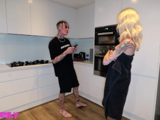 Deaf housewife gets cheated on by big cock and best friend (cum in mouth