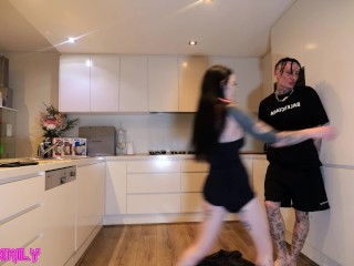 Deaf housewife gets cheated on by big cock and best friend (cum in mouth