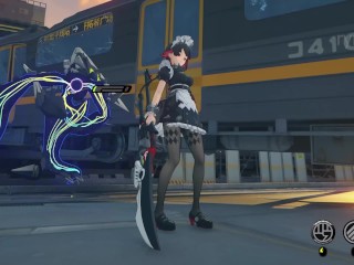 Ellen Joe ryona (English/ Japanese) - Zenless Zone Zero