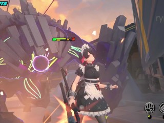 Ellen Joe ryona (English/ Japanese) - Zenless Zone Zero