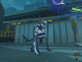 Ellen Joe ryona (English/ Japanese) - Zenless Zone Zero