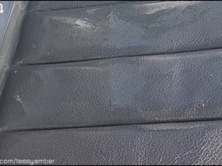 My UBER DRIVER Made Me SQUIRT NONSTOP while Driving - Made a Puddle on the Seat