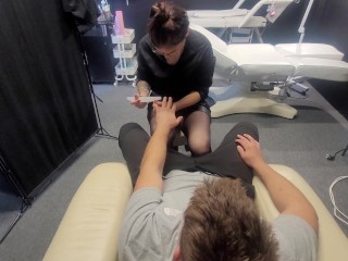 I go for Manicure, i get blowjob, Working Girl was so nasty, and she want my DICK