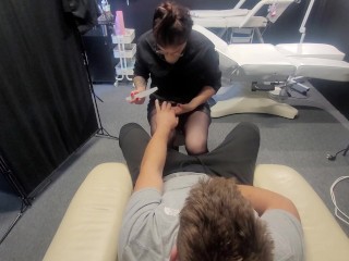 I go for Manicure, i get blowjob, Working Girl was so nasty, and she want my DICK