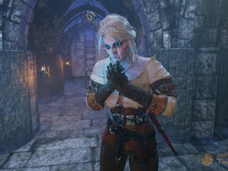 The Witcher - The Debt (Full) - Ciri Surrender All Her Holes to Futa Succubus and Gets Anal Creampie