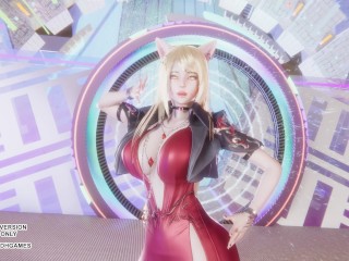 [MMD] SUNMI - TAIL Ahri Sexy Kpop Dance League of Legends Hentai Uncensored 4K 60FPS