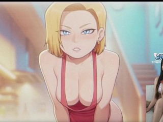 😳 DBZ Android 18 x Deepthroat