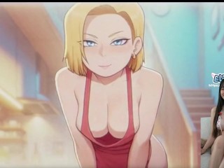 😳 DBZ Android 18 x Deepthroat