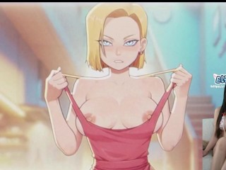 😳 DBZ Android 18 x Deepthroat