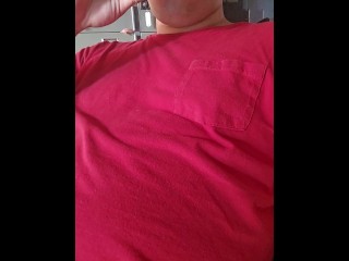 Man enjoying a sprite, licking and smacking lips