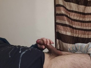 Playing with myself and cum