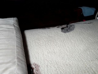 Old Barres prepares everything for my clit massage