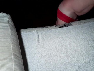 Old Barres prepares everything for my clit massage