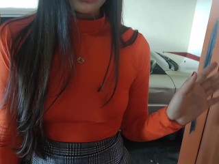 hermanastra viene de visita y termina con la concha llena de semen