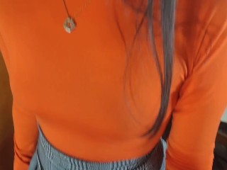 hermanastra viene de visita y termina con la concha llena de semen