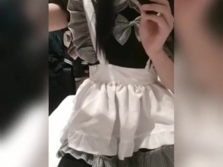 Eahira Islam Porni Asian school girl crossdresser New toy arrived  Maid dress