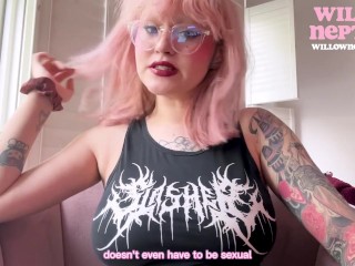 you let goth mommy ruin your life for an orgasm