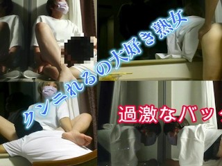 無修正　ホテル窓越しクン二、バックハメ撮り