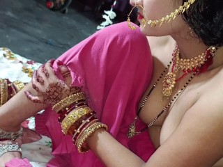 Suhagraat Indian New married cauple first night fucking clear dirty talk