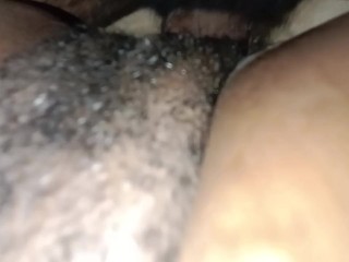 Close up pussy touching