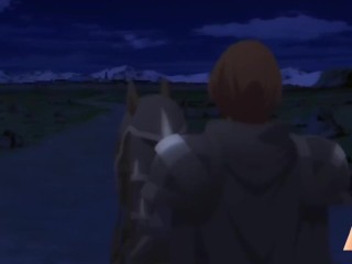 The prince of this land met two beautiful women on the road so he fucked them