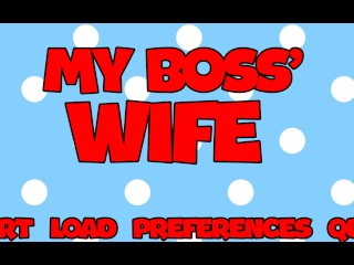 My Boss Wife - Part 3 - Cheating Wife Sucking Dick Under The Table By LoveSkySan