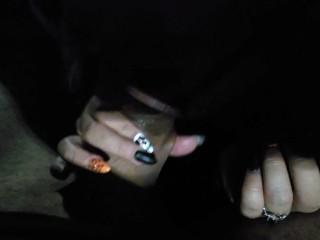 Asian Slutwife Sucks Cock In The Casino Garage