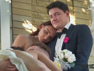 BRIDE4K. A real wedding anal fuck, Bride was nailed by a toastmaster