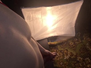 4k - dirty talk and moans as i jerk off my big cock imagining our hot sex