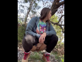 I Popped a Squat on a Public Hiking Trail