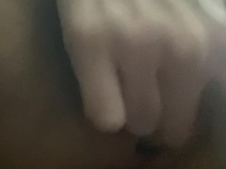 Zoomed wet virgin pussy fingering.