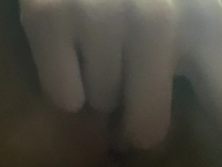 Zoomed wet virgin pussy fingering.