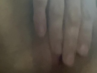 Zoomed wet virgin pussy fingering.