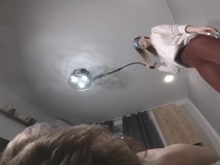 Sits on face, ass chokes, yoga pants, spits on face and in mouth