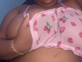 Stroke you cock while i try on sheer clothes