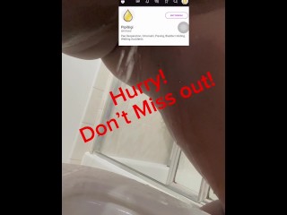 Pee Desperation: Rushing and Barely Made it