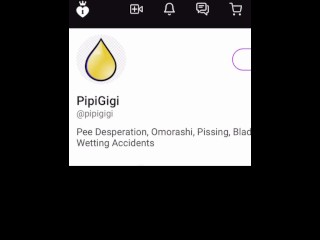 Pee Desperation: Rushing and Barely Made it