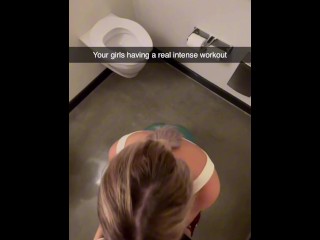 I Fucked His Cheating Girlfriend in a Public Gym On Snapchat - Veessasbutt