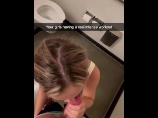 I Fucked His Cheating Girlfriend in a Public Gym On Snapchat - Veessasbutt