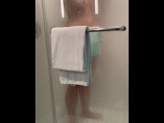 Christina MILF watch me take a shower