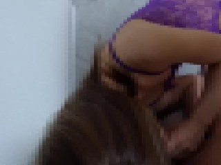 普段スーパーで働く真面目な彼女に、エロい下着を着せてディルドとクンニで責めたら…大量潮ふきした