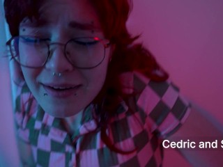 Ghostface fucks nerdy college girl and cums in her mouth