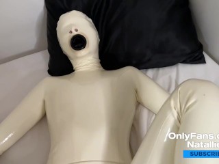 Latex doll - Orgasm and struggle - OF