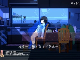 【H GAME】WINTER～田舎の性活♡Hドットアニメーション④ 手コキ anime