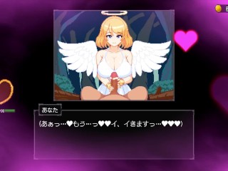 【H GAME】サキュバスの森♡Hドットアニメーション① 手コキ