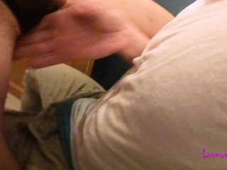 This slut can't hold it and pisses on a stranger in the toilet then wants to get fucked