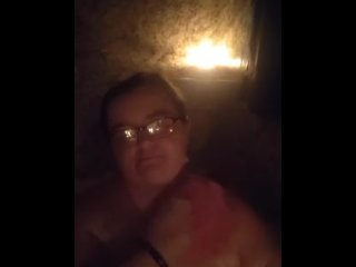 Bath time with mommy