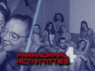 Enorme orgie à 9 entre collègues de travail - Orgie Française - Paranormal Activi’titties 4/4