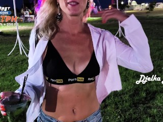 A Fan Met a Pornhub Model at a Music Festival, She agrees to have Sex with Him